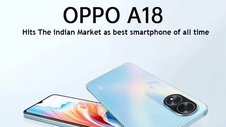 oppo a18 front image